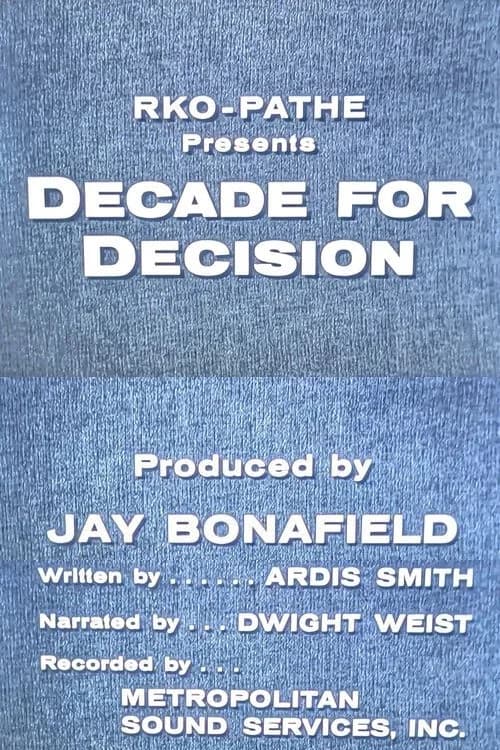 Decade for Decision